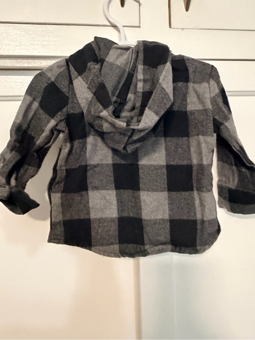 Fox And Trott Buffalo Plaid Zip Up Hoodie 9-12 - Picture 3 of 3